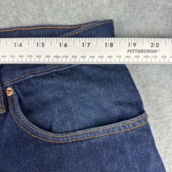 VTG Rocawear Jeans Mens 36x34 Dark Baggy Y2K Straight Skate Denim Grunge Hip Hop - Picture 6 of 10